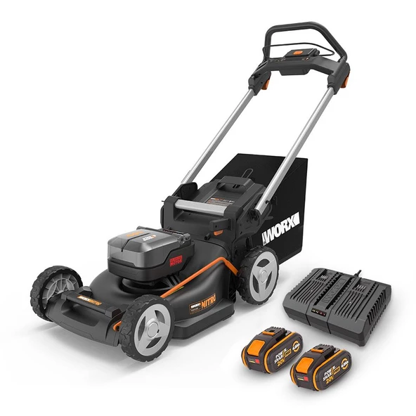 WORX WG748E 40Volt 4.0Ah. Li-ion 46CM Profesyonel Kömürsüz Şarjlı Çim Biçme ürün görseli 1