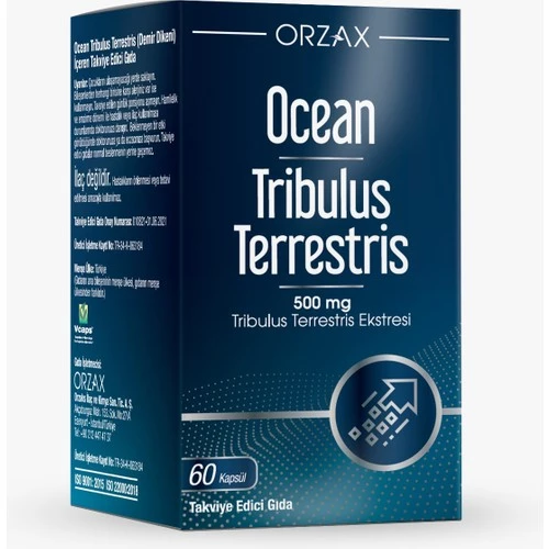 Orzax Ocean Tribulus Terrestris 500 Mg 60 Kapsül ürün görseli 1