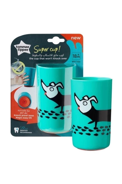 Tommee Tippee Bardak 300 ml Devrilmeyen Bardak Yeşil ürün görseli 1