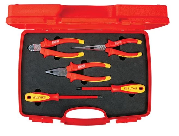 İzeltaş 1000V İzoleli Elektrikçi Seti (5parça) - 8795006005 ürün görseli 1