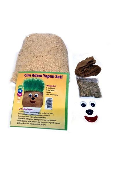 Hayal Çim Adam Yapım Seti - 5 Paket-Ücretsiz Kargo ürün görseli 1