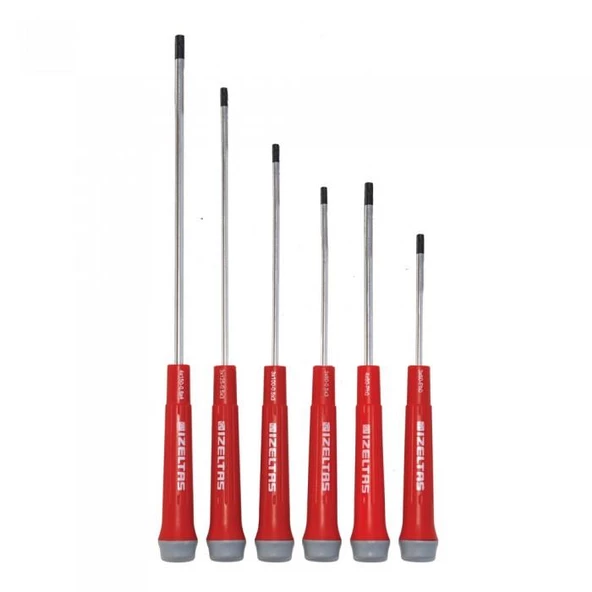 İzeltaş 4530 00 1006 Elektronikçi Tip Klemens Torx Uçlu Tornavida Seti 6 lı ürün görseli 1