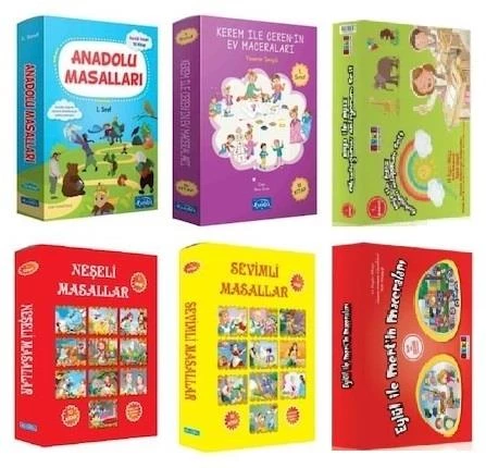 1. Sınıf Hikaye Seti 60 Kitap (Eylül İle Mert + Anadolu Masalları + Asya İle Ayaz +Sevimli Masallar + Kerem İle Ceren + Neşeli Masallar) ürün görseli 1