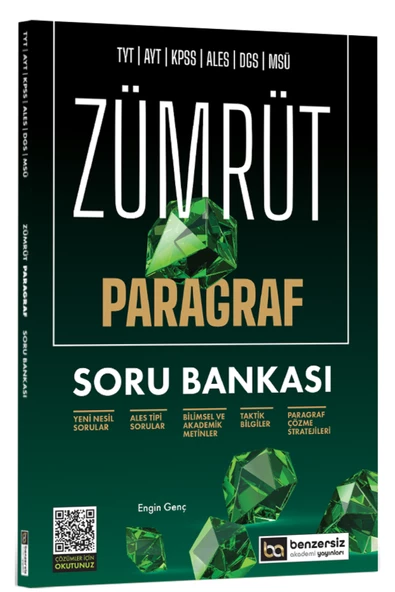 TYT AYT KPSS ALES DGS MSÜ Zümrüt Paragraf Soru Bankası Benzersiz Akademi Yayınları ürün görseli 1
