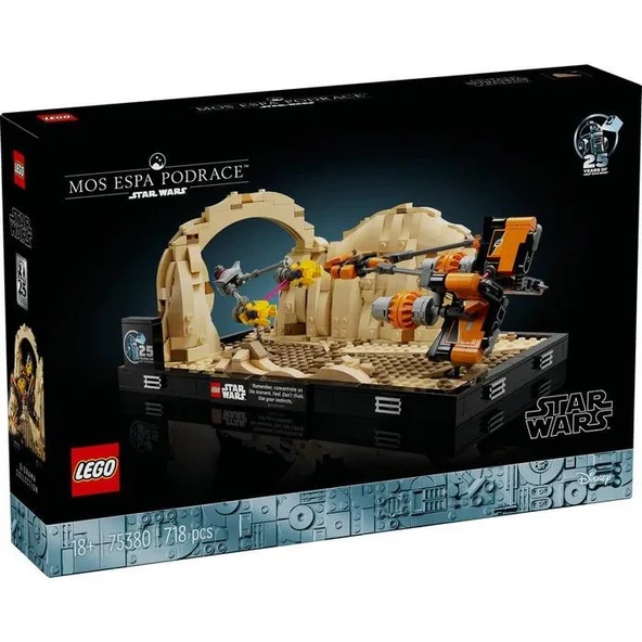 LEGO Star Wars 75380 Mos Espa Podrace Diorama ürün görseli 1