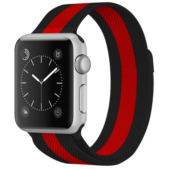 Tfy Store Watc 42-44-45-49 mm Uyumlu Çift renk Metal Mıknatıslı Kordon ürün görseli 1