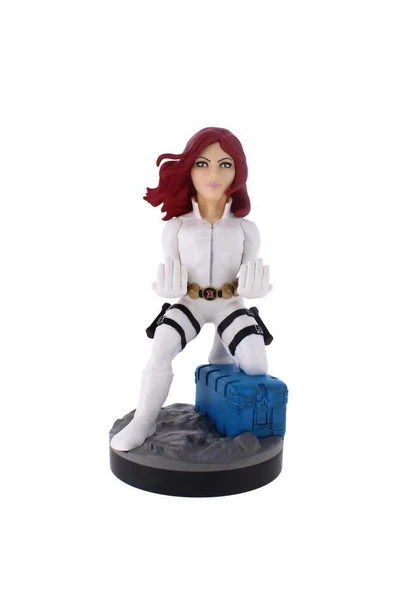 EXG Pro Cable Guys Marvel Black Widow White Suıt Phone and Controller Holder - Resim 7