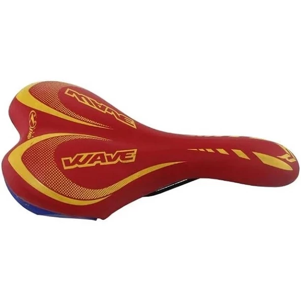 SELLE ROYAL SMP WAVE SELE 260MM 130MM KIRMIZI SARI ürün görseli 1