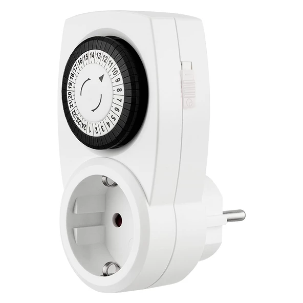 Horoz Timer-1 3500W Mekanik Günlük Zaman Ayarlı Priz ürün görseli 1