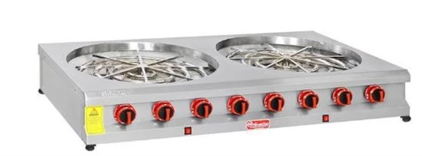 Himaksan Set Üstü Gazlı Motorlu 2 Li Börek Ocağı ürün görseli 1