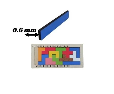 Ahşap 3D Penta Blok, Katamino, Kata Tetris Akıl - Zeka - Mantık Ve Strateji Oyunu ürün görseli 1