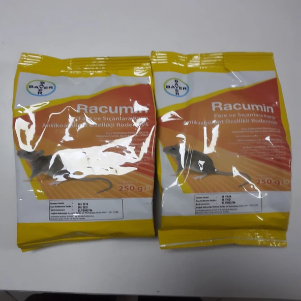 Bayer Racumin Fare Zehiri 250 gr Kullanıma Hazır Yem Fare ve Sıçan Uzmanı ürün görseli 1