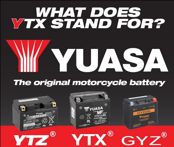 PTTAVM: Kawasaki ZX900-B Ninja ZX-9R 1994-1997 YUASA 12V 10AH AKÜ