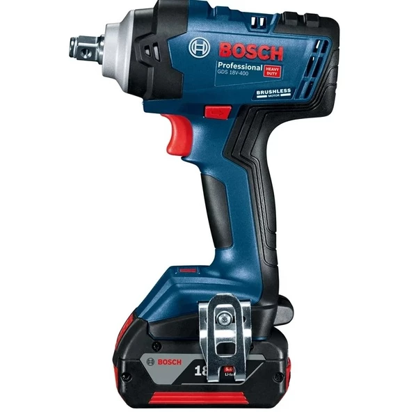 Bosch Professional Gds 18V-400 Akülü Darbeli Somun Sıkma Makinesi (2X5.0AH) ürün görseli 1