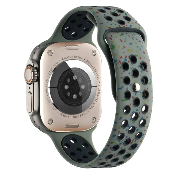 Watch Ultra 49mm Kordon Yeni Seri 2023 KRD-02 Silikon Strap Kayış ürün görseli 1