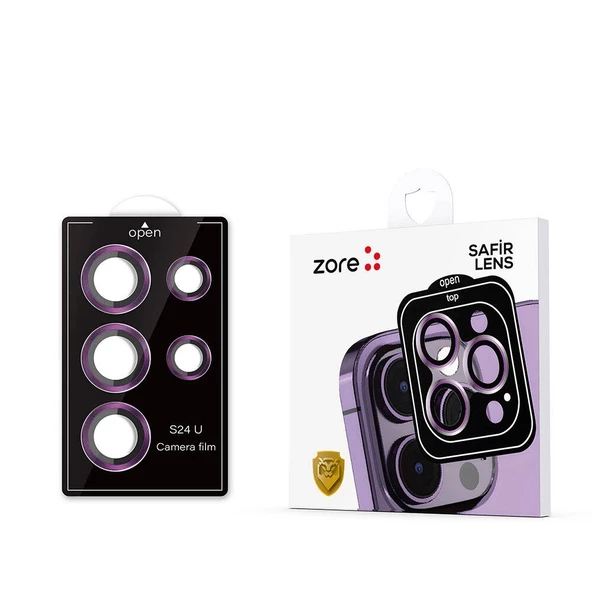 S24 Ultra Kamera Lens Koruyucu Cam Filmi ürün görseli 1