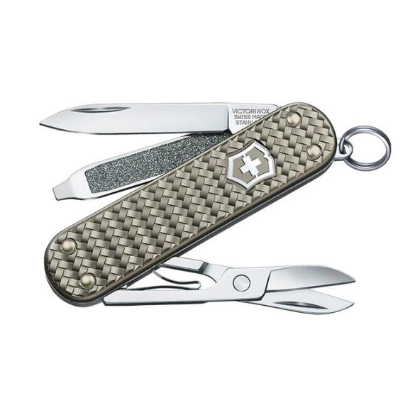 Victorinox VT 0.6221.4031G Classıc SD Alox 58MM Çakı Gri ürün görseli 1