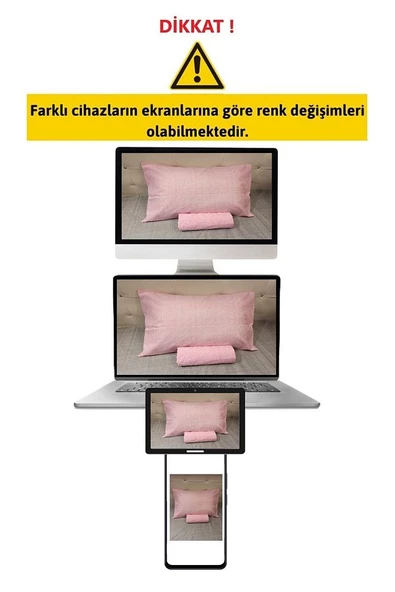 Flower Pembe Çift Kişilik Kapitone Yatak Örtüsü - Resim 2