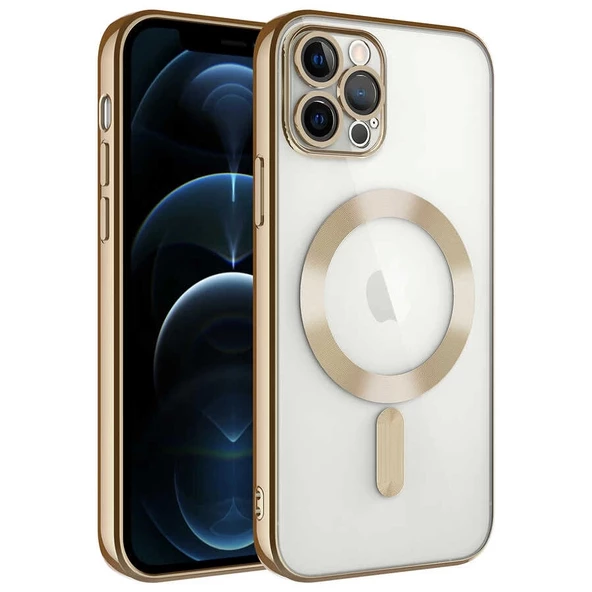iPhone 12 Pro Uyumlu  Uyumlu KılıfKamera Korumalı Magsafe Wireless Şarj Özellikli Demre Kapak ürün görseli 1