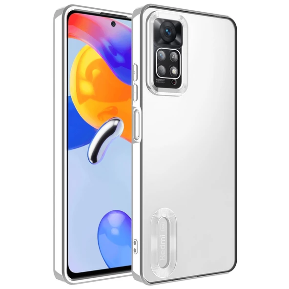 Xiaomi Redmi Note 11 Pro 5G Uyumlu Kılıf Kamera Korumalı Logo Gösteren Omega Kapak ürün görseli 1