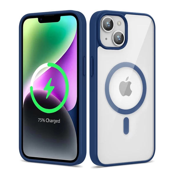 iPhone 13 Uyumlu  Uyumlu KılıfMagsafe Wireless Şarj Özellikli Silikon Ege Kapak ürün görseli 1
