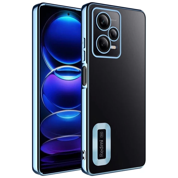 Xiaomi Redmi Note 12 Pro 5G Uyumlu Kılıf Kamera Korumalı Logo Gösteren Omega Kapak ürün görseli 1