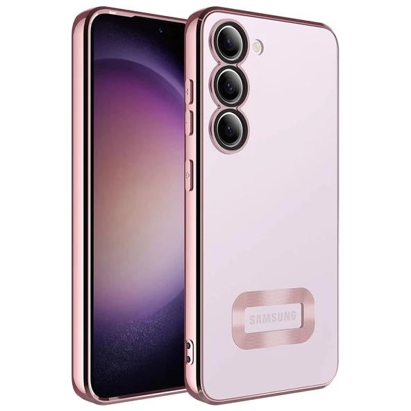 S23 Plus Uyumlu Kılıf Kamera Korumalı Logo Gösteren Omega Kapak ürün görseli 1