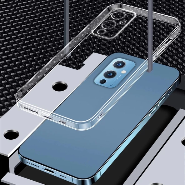One Plus 9  Uyumlu KılıfSüper Silikon Kapak - Resim 4