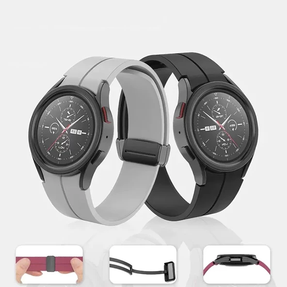 Watch 4 44mm KRD-84 Silikon Kordon - Resim 9