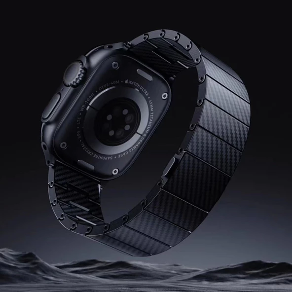 Watch 44mm KRD-90 600D Karbon Fiber Kordon - Resim 8