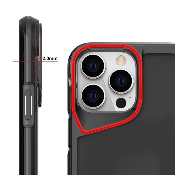 iPhone 15 Pro  Uyumlu KılıfT-Max Kapak - Resim 2