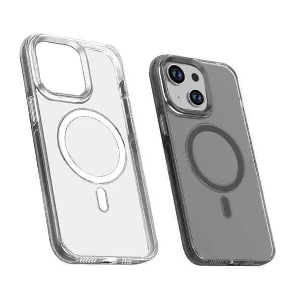 iPhone 15  Uyumlu KılıfWireless Şarj Özellikli Şeffaf Efsane Kapak ürün görseli 1