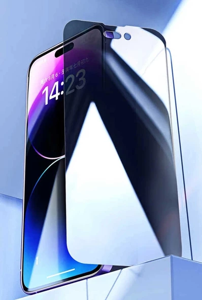 iPhone 15 Pro Max Kor Privacy Cam Ekran Koruyucu - Resim 8