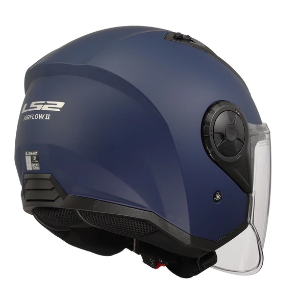 LS2 AIRFLOW 2 MAT NAVY MAVİ KASK - Resim 5