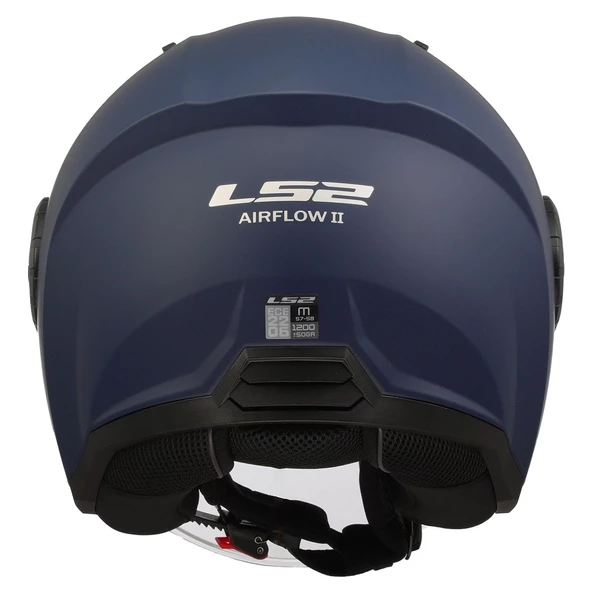 LS2 AIRFLOW 2 MAT NAVY MAVİ KASK - Resim 4