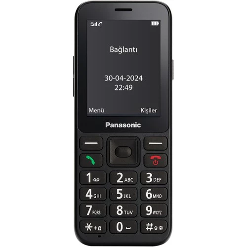 Panasonic KX-TU250EXB Renkli Ekran 4g Tuşlu Cep Telefonu Siyah (Türkiye Distribütör Garantili) ürün görseli 1