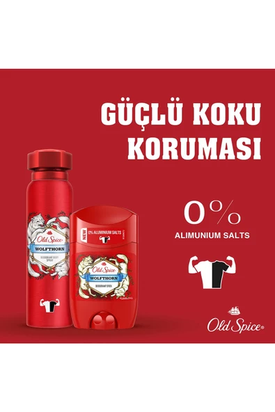 Old Spice Sprey Deodorant 150 ml Wolfthorn - Resim 7