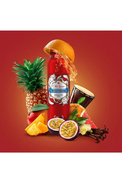 Old Spice Sprey Deodorant 150 ml Wolfthorn - Resim 3