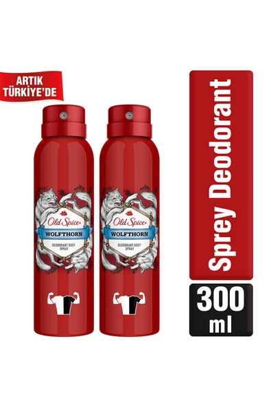Old Spice Sprey Deodorant 150 ml Wolfthornx2 ürün görseli 1