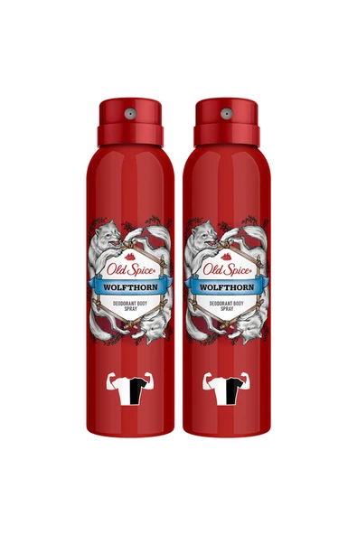 Old Spice Sprey Deodorant 150 ml Wolfthornx2 - Resim 2
