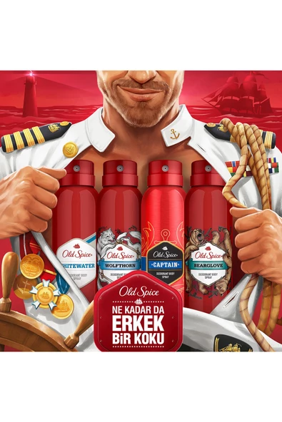 Old Spice Sprey Deodorant 150 ml Wolfthornx2 - Resim 8