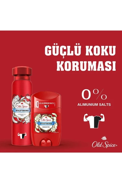 Old Spice Oldspıce Deodorant Spray Wolfthorn 150ml - Resim 7