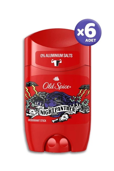 Old Spice Night Panter Deodorant Stick 50 Ml - 6 Adet ürün görseli 1
