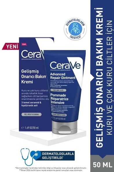 CeraVe Gelişmiş Onarıcı Bakım Kremi 50ml ürün görseli 1
