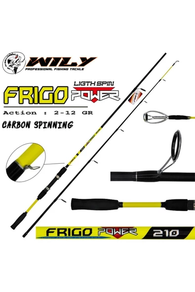 Wily Frigo Power Light Spin Kamış 210 cm 2 - 12 gr ürün görseli 1