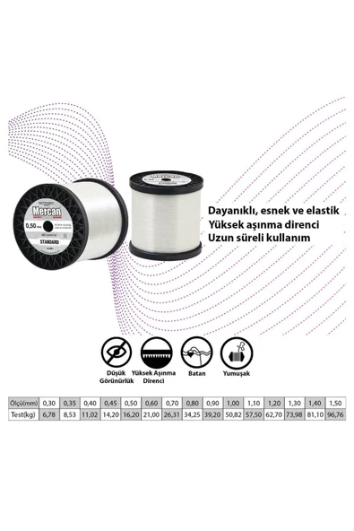 0,50MM BOBİN MİSİNA 1KG - Resim 2