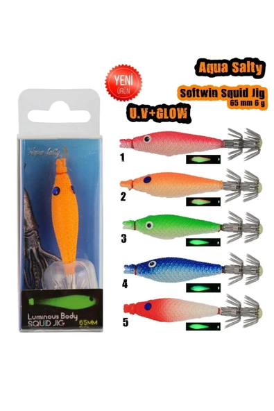 Softwin Squid Jig 65mm 6Gr 4 ürün görseli 1