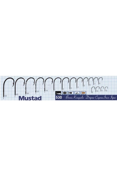 Mustad Olta İğnesi 530 25li No:1/0 - Resim 2