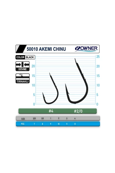 50010-2 OWNER İĞNE SİYAH - Resim 2
