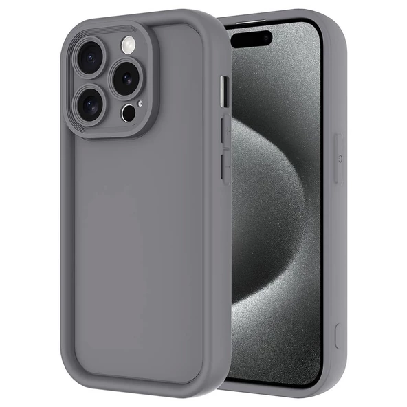 iPhone 15 Pro Uyumlu Kılıf Kamera Korumalı Ananas Kapak ürün görseli 1